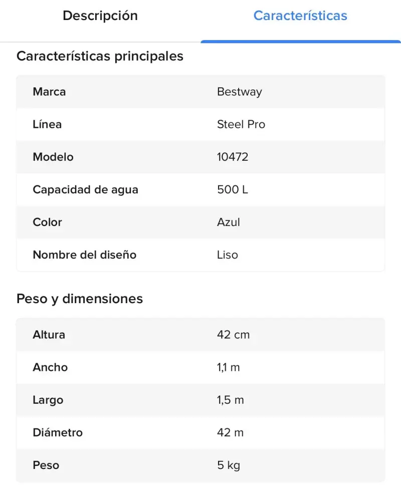 Piscina estructural Bestway Steel Pro Frame - 4
