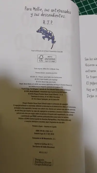 Novela gráfica Pájaro Blanco de R.J. Palacio - miniatura 3