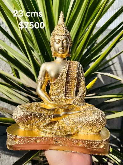 Estatuilla de Buda decorativa 23 cm - miniatura 3