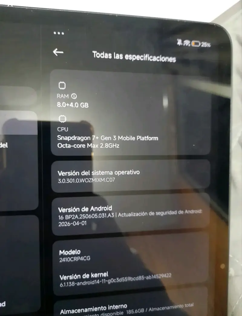 Tablet Xiaomi Pad 7 con Dolby Vision Atmos - 3