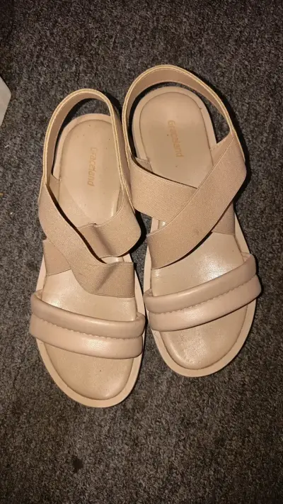 Sandalias beige Graceland con plataforma - miniatura 1