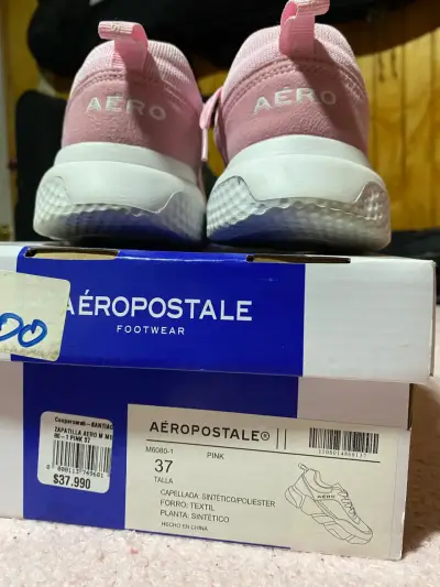 Zapatillas rosadas Aeropostale para mujer talla 37 - miniatura 2
