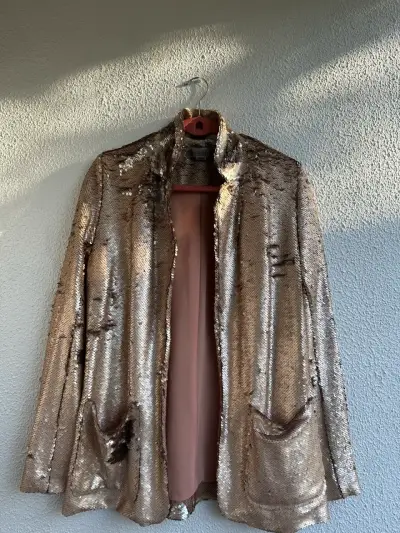 Chaqueta de lentejuelas Rosa Basement - miniatura 1