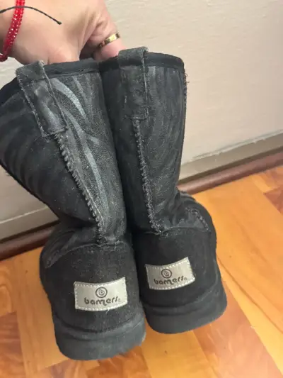 Botas negras de invierno para mujer Bomera - miniatura 2