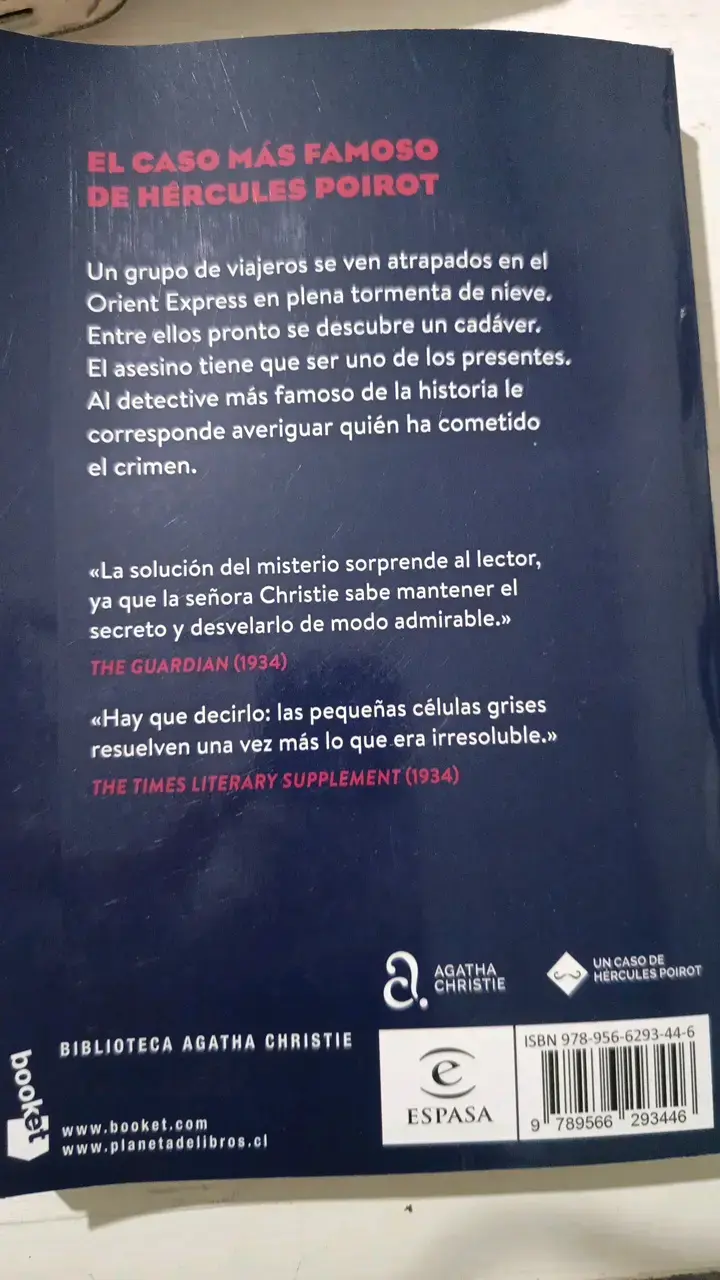 Libro Asesinato el Orient Express Agatha Christie - 2