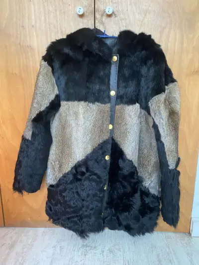 Abrigo Chaqueta de Piel Maje Original (Talla 38 / - miniatura 1