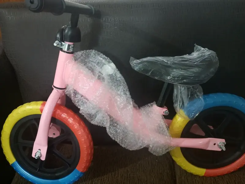 Bicicleta de equilibrio para niños colores vivos - 2