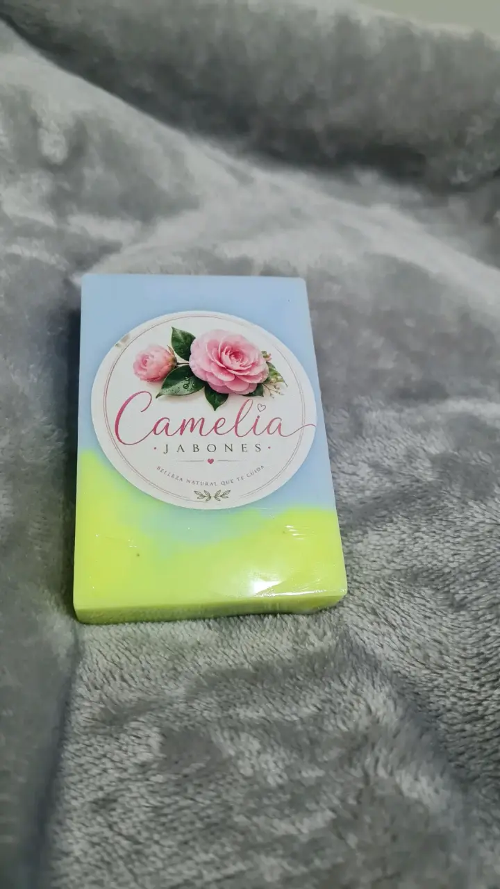 Jabones artesanales Camelia con aloe vera y vitamina E - 2