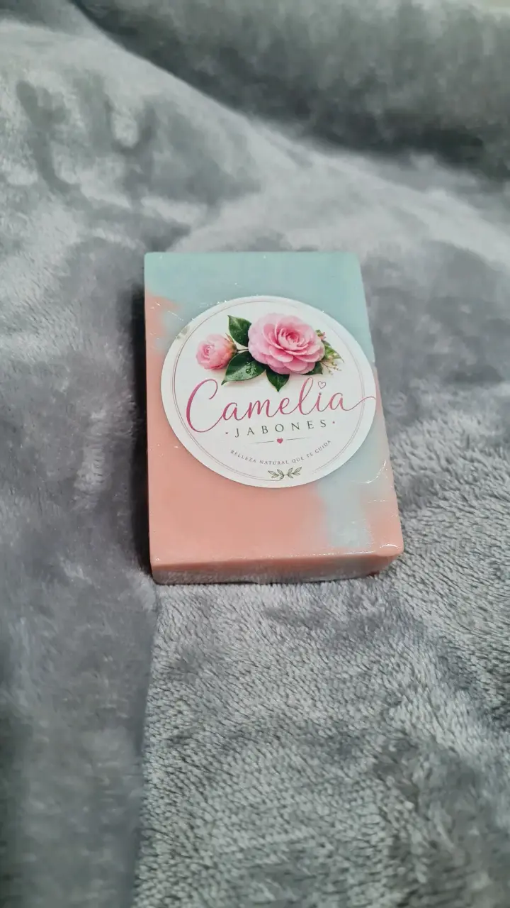 Jabones artesanales Camelia con aloe vera y vitamina E - 3