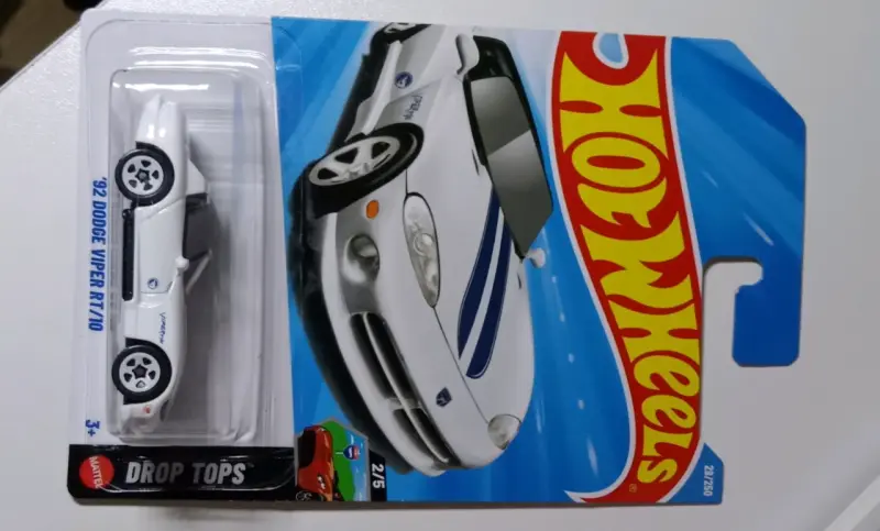 Hot Wheels '92 Dodge Viper RT/10 Blanco