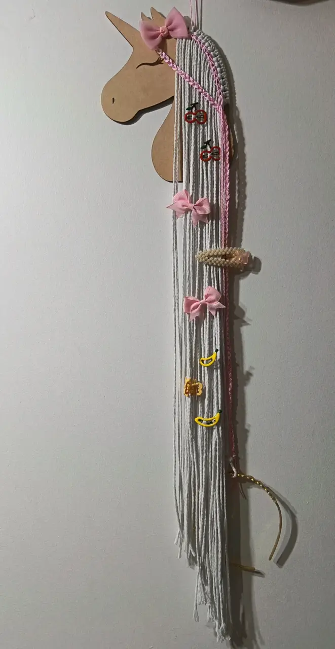Porta accesorios de cabello unicornio decorativo - 2