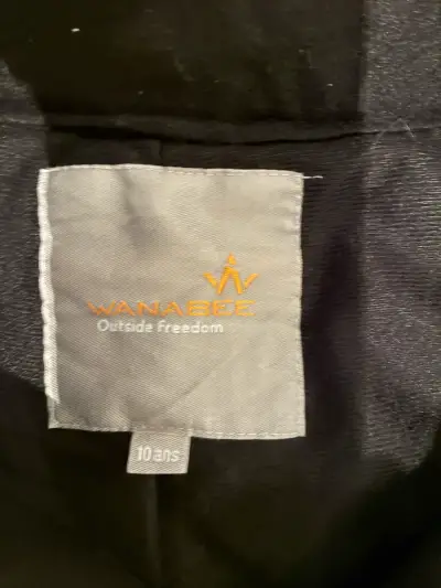 Pantalones de nieve para niños Wanabee negros - miniatura 2