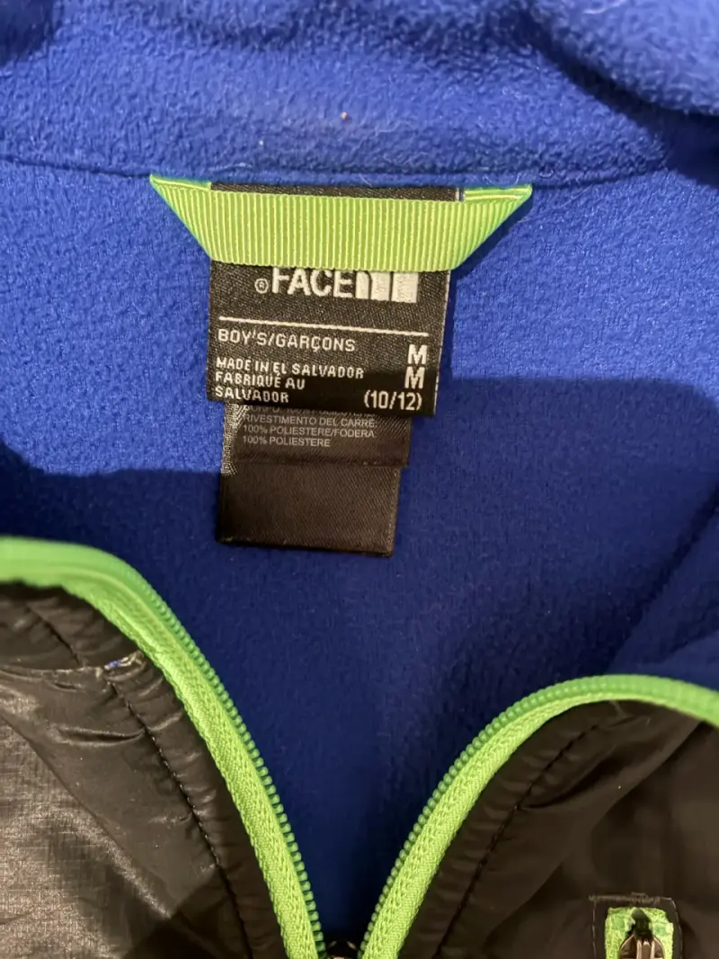 Chaleco polar azul The North Face para niños - 2