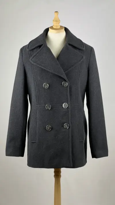 Abrigo gris Kenneth Cole - 60% Lana - Talla s/m - miniatura 1