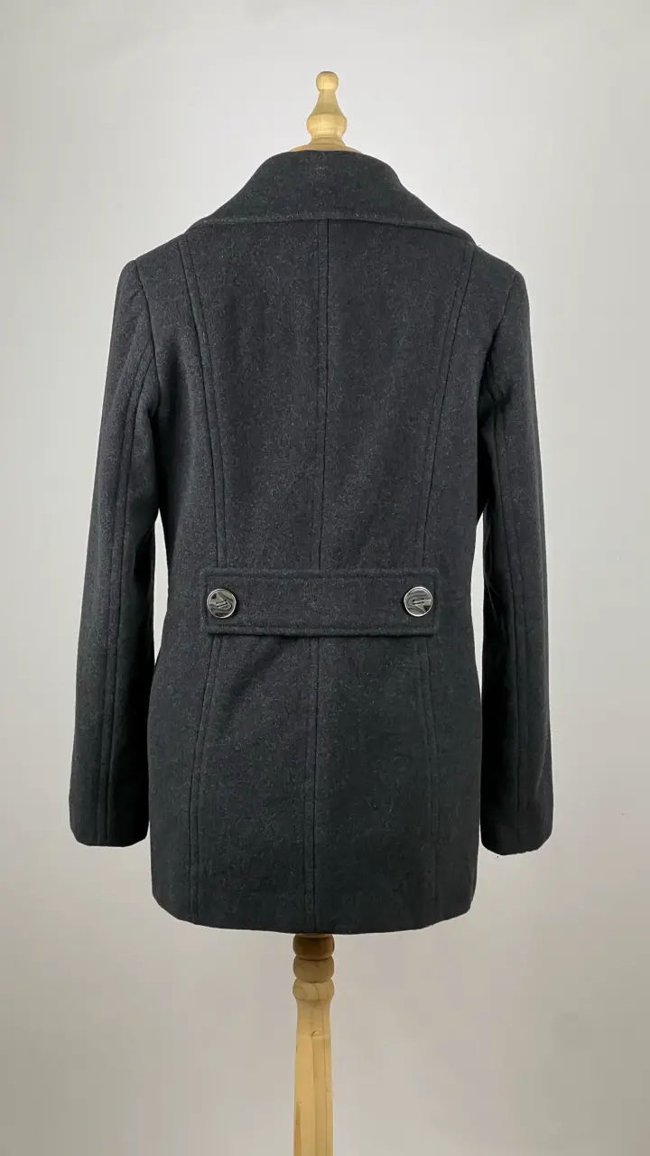 Abrigo gris Kenneth Cole - 60% Lana - Talla s/m - 4