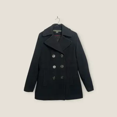 Abrigo gris Kenneth Cole - 60% Lana - Talla s/m - miniatura 5