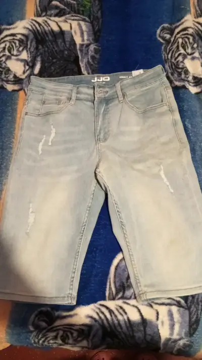 Bermudas de mezclilla claras JJO para hombre - miniatura 1