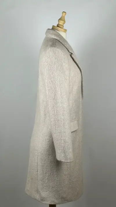 Abrigo beige Forever 21 - 28% Lana - Talla S - miniatura 3