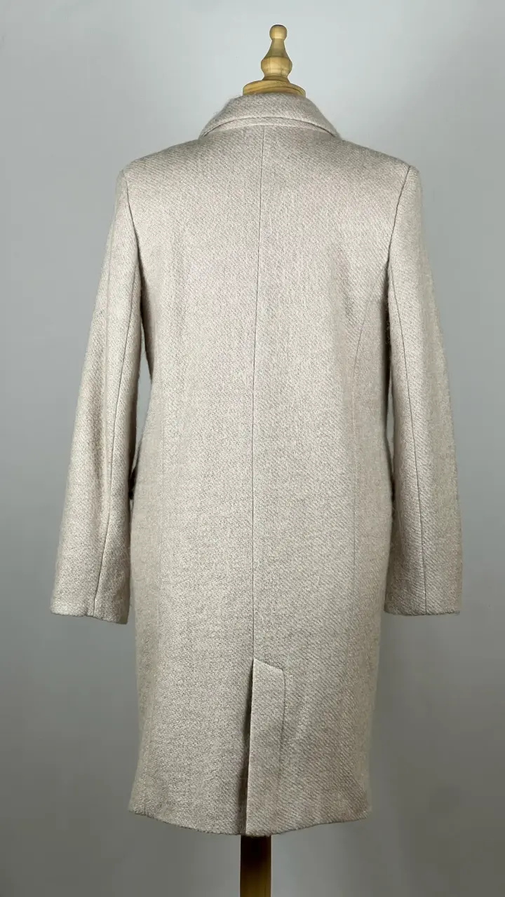 Abrigo beige Forever 21 - 28% Lana - Talla S - 4