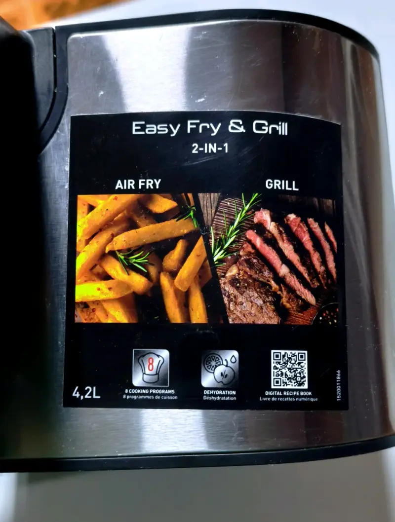 Freidora de aire Moulinex Easy Fry & Grill 4.2L - 3
