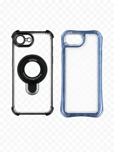 Carcasa protectora para iPhone 16E  con soporte - miniatura 1