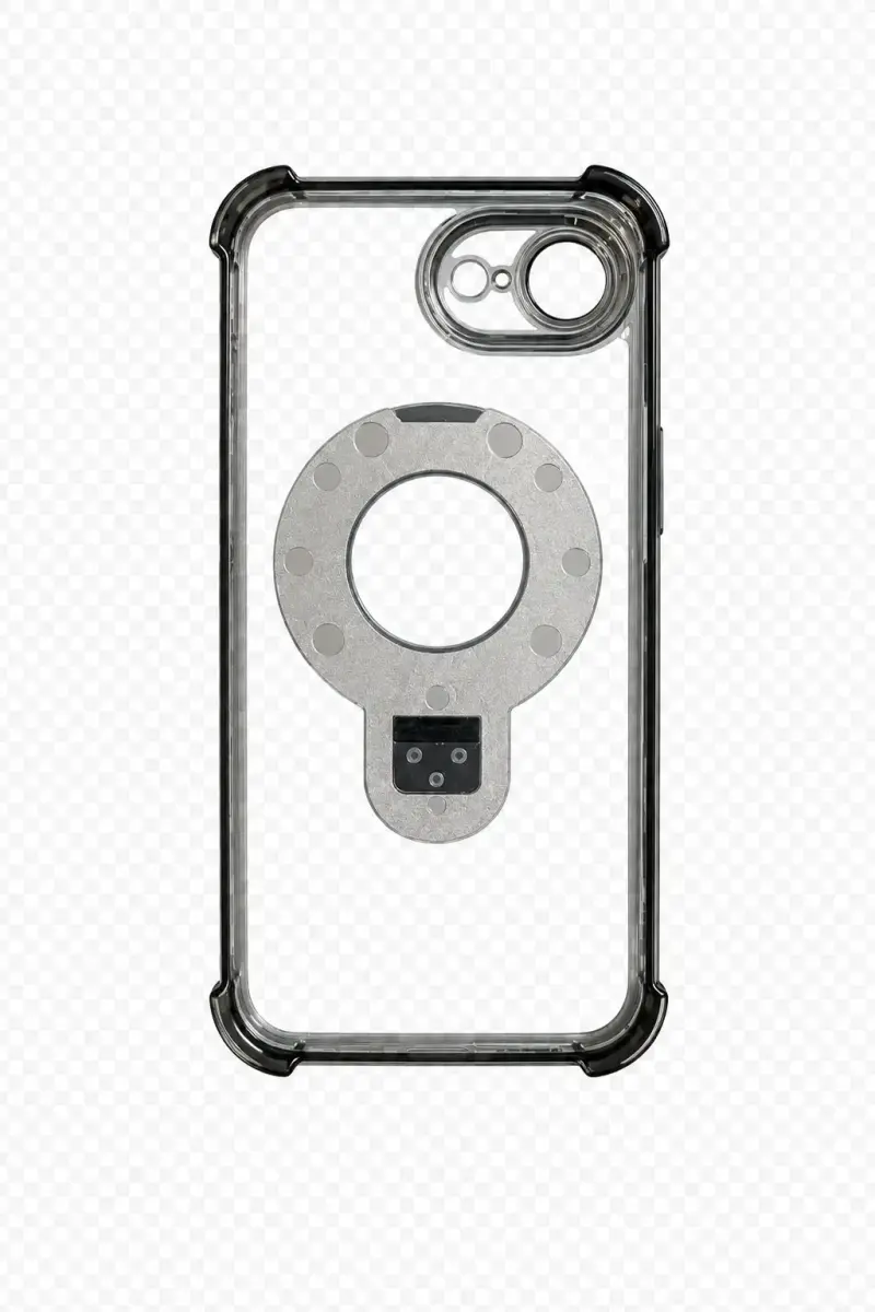 Carcasa protectora para iPhone 16E  con soporte - 4