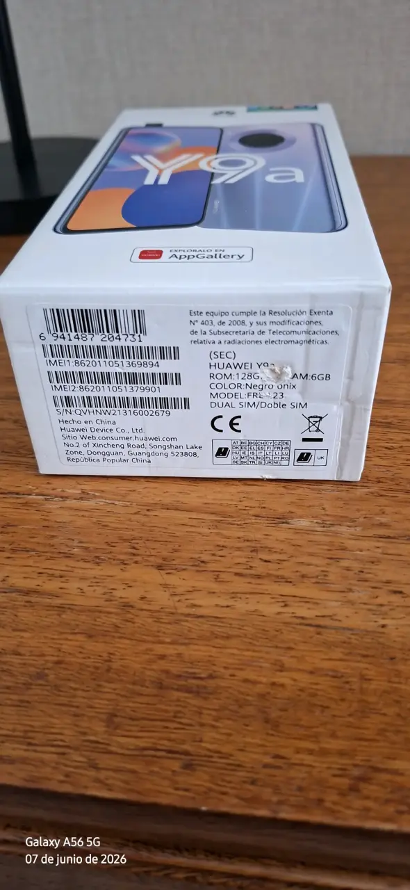 Huawei Y9a smartphone con cargador - 6