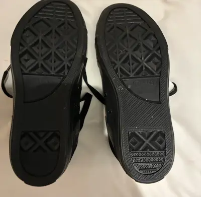 Zapatillas 35.5 Converse All Star negras para niño - miniatura 3