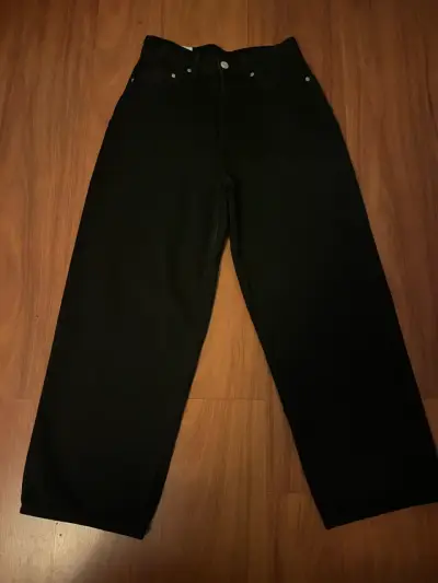 Pantalones negros baggy H&M para hombre. - miniatura 1