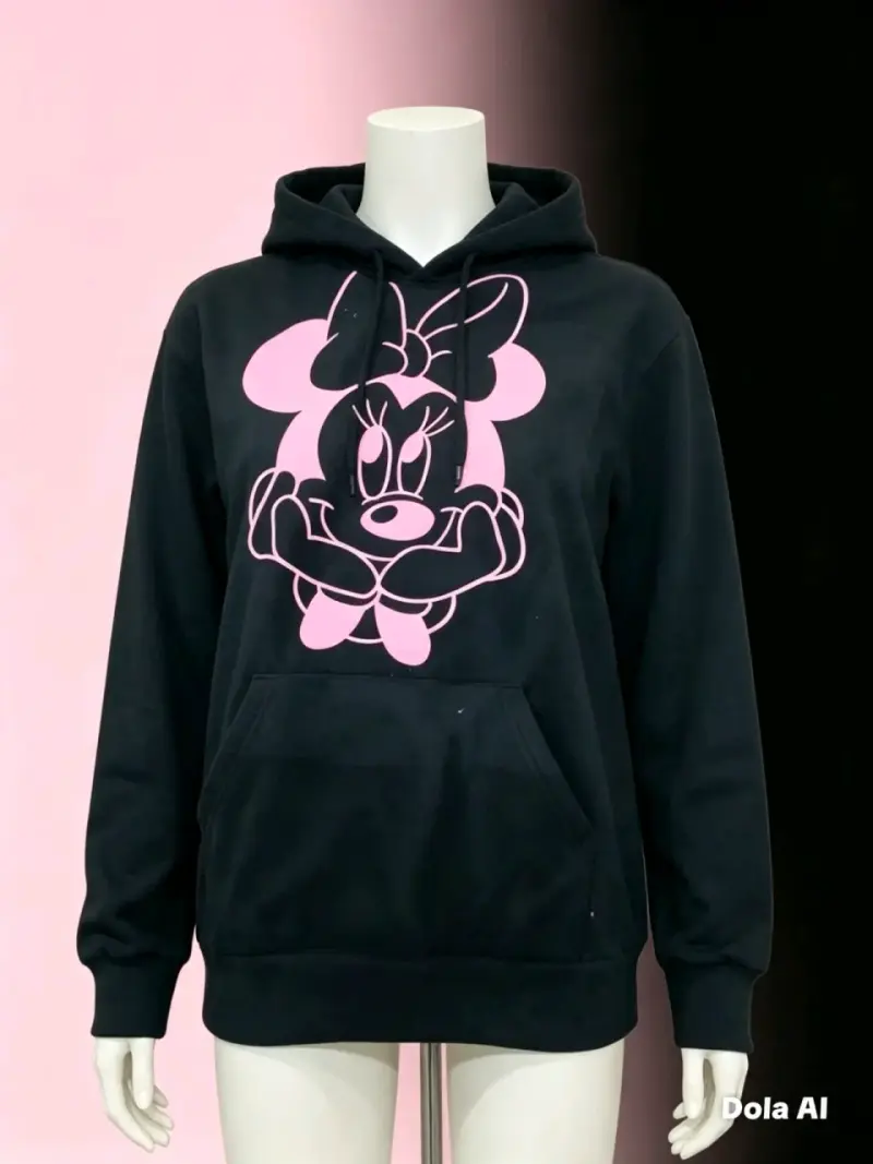 Polerón con capucha Minnie Mouse azul claro - 3