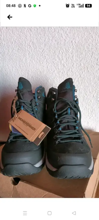 Botin de trekking Weinbrenner negras para hombre - miniatura 1