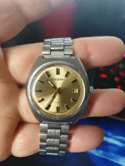 Reloj automático Citizen vintage dorado - miniatura 1