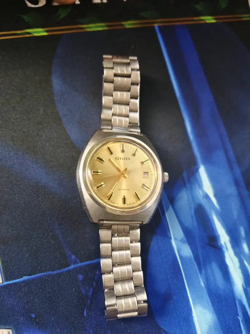 Reloj automático Citizen vintage dorado - 3