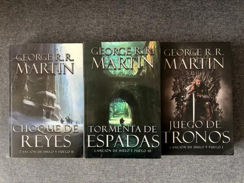 Libros Canción de Hielo y Fuego