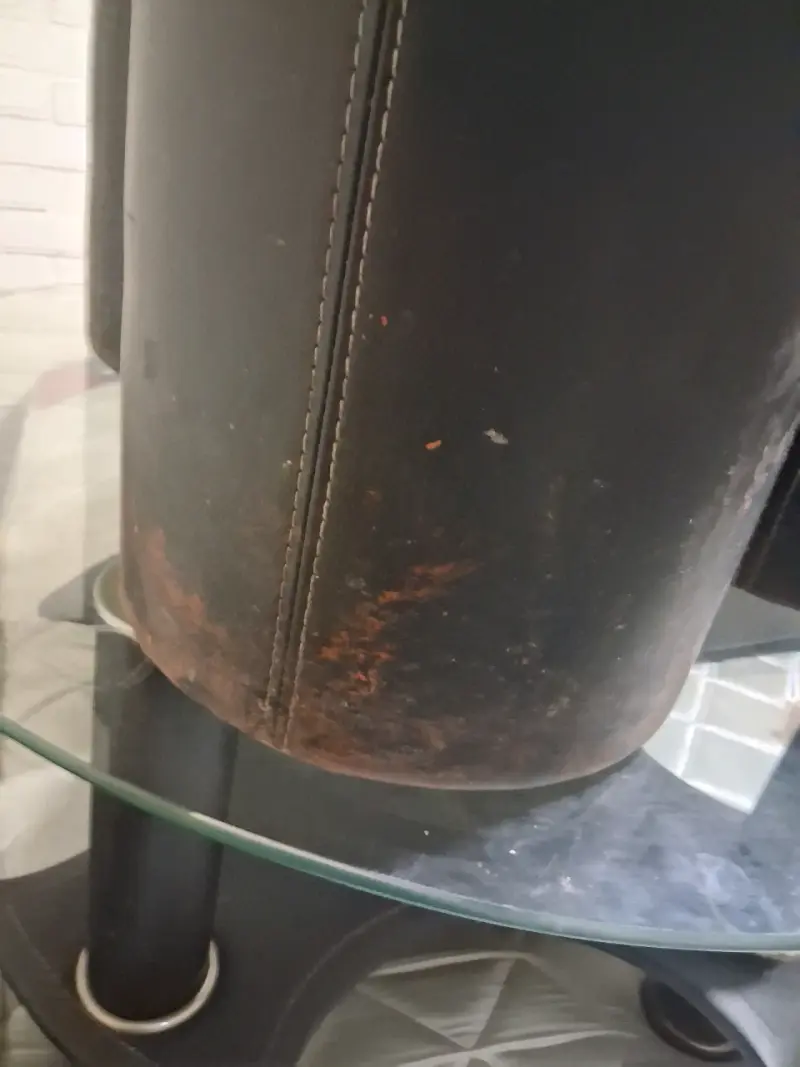 Mesa de centro de vidrio y metal moderna - 6