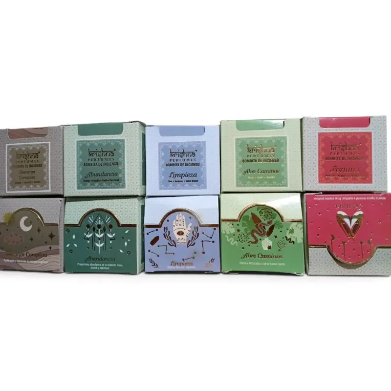Set de Bombitas de Incienso Krishna's Perfumes