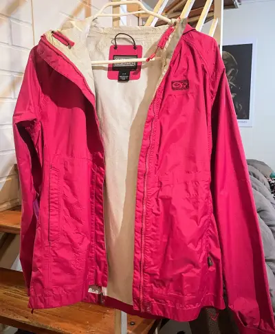 Chaqueta Outdoor Research impermeable roja - miniatura 1