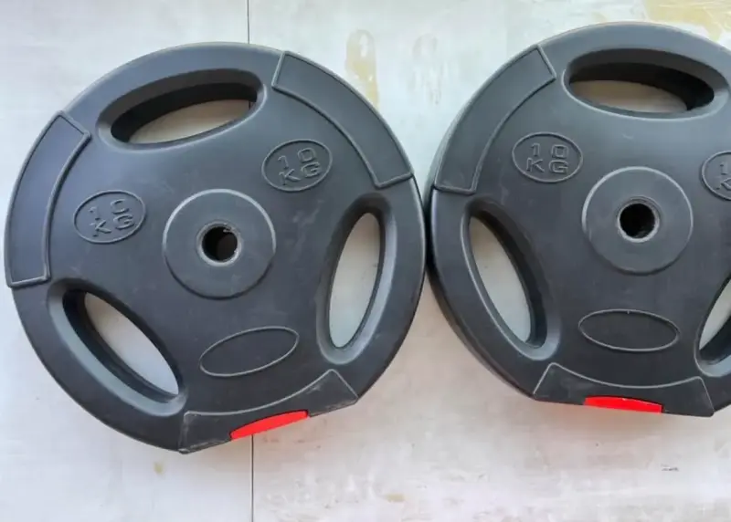 Discos de pesas 10 kg para entrenamiento - 2