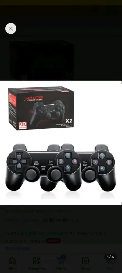Consola Game Stick Lite con 2 Controles Inalámbricos - miniatura 2