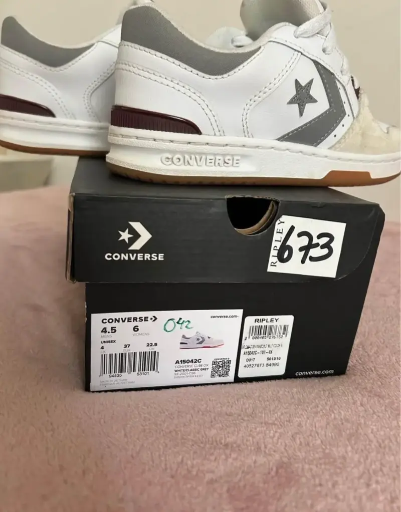 Zapatillas  blancas Converse talla 37 - 4
