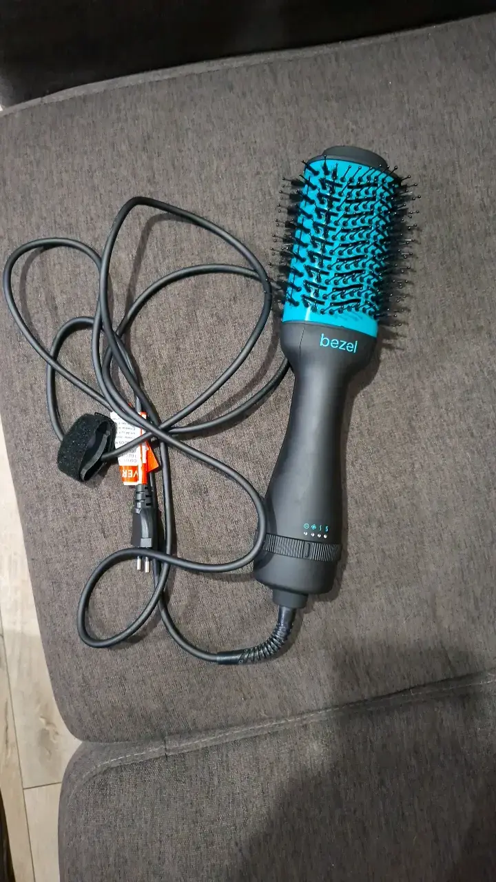 Cepillo secador de pelo Bezel azul