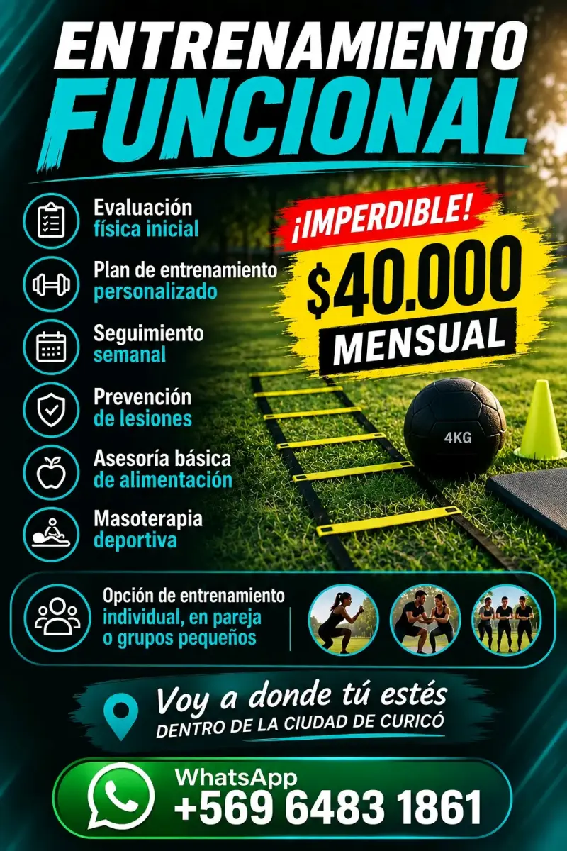 Entrenamiento funcional en Curicó