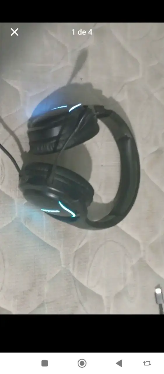Auriculares gaming con luces LED
