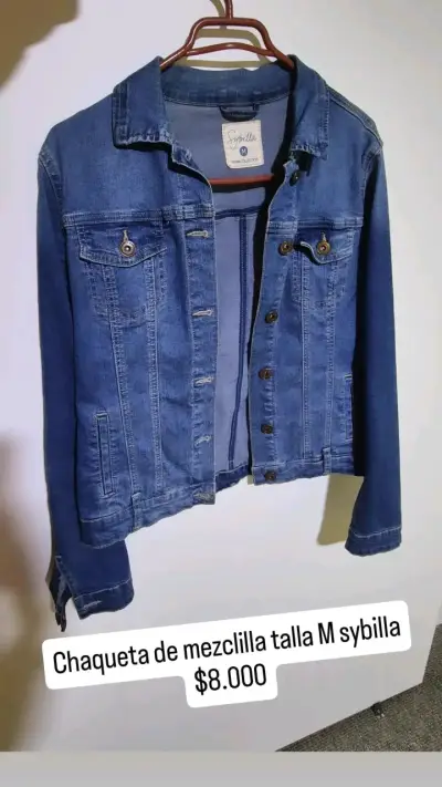 Chaqueta de mezclilla azul Sybilla talla M - miniatura 1