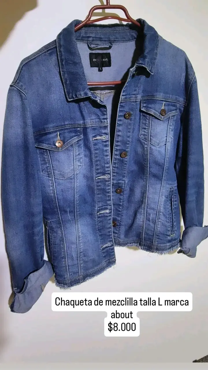 Chaqueta de mezclilla azul Sybilla talla M - 2