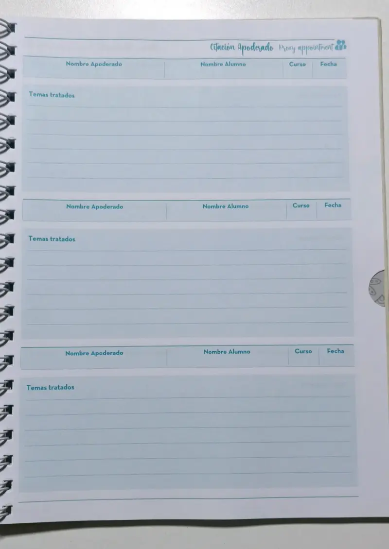 Agendas docentes - 6