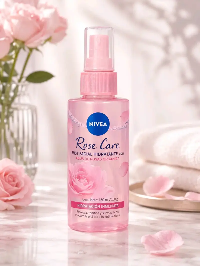 Mist Facial Hidratante Nivea Rose Care 150ml