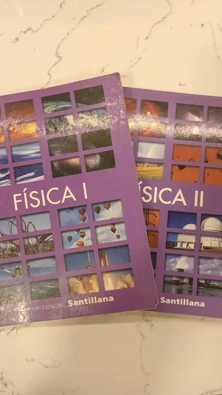 Libros de Física I y II Santillana - 1