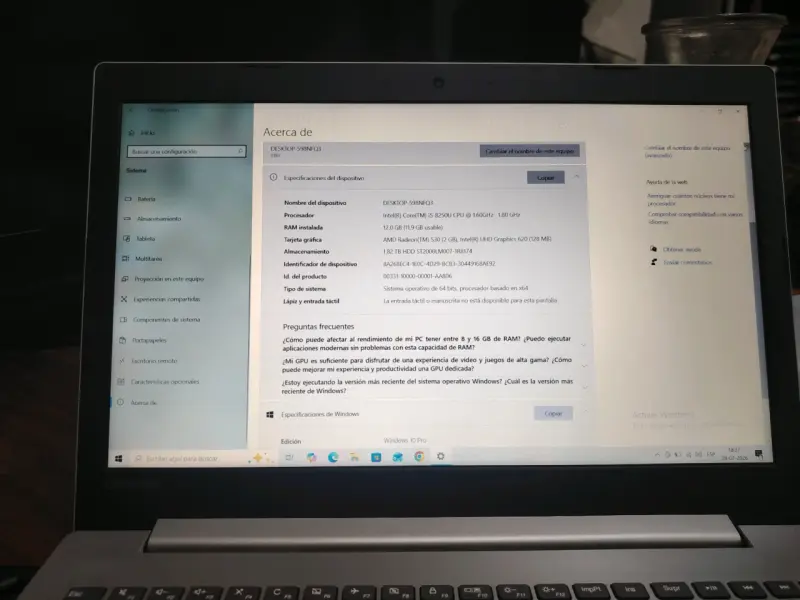 Notebook lenovo ideapad 320 - 4