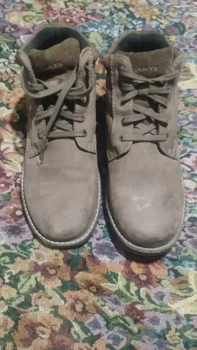 Zapatos de cuero marrón para hombre - miniatura 3